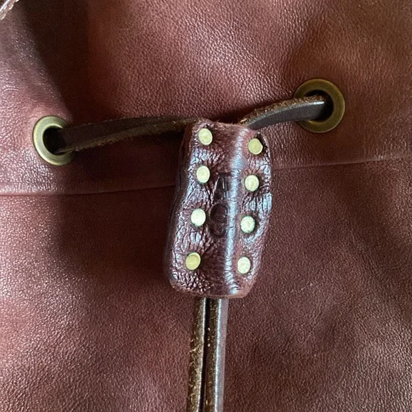 A.S 98 leather bucket bag
